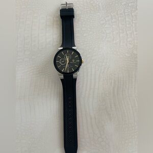 Bulova Black and Gold Chronograph Watch